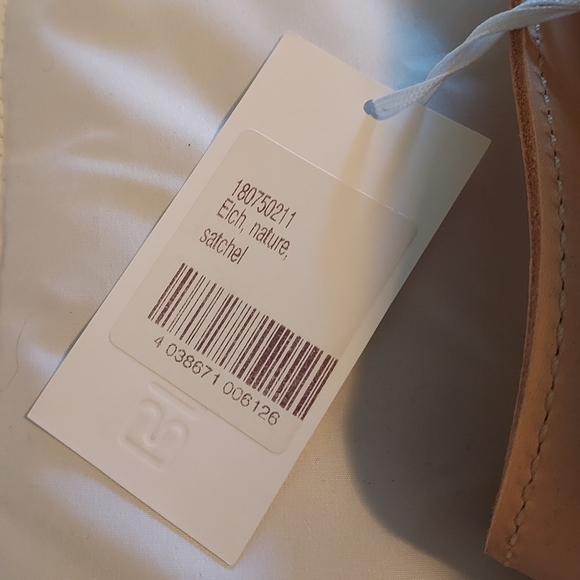 NEW rare vintage BREE satchel in natural leather, w/ backpack straps and dustbag - Picture 3 of 10